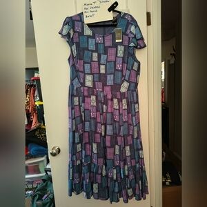 Her Universe Disney Pixar Monsters Inc. Doors Ruffle Dress Plus Size 2 BNWT